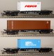 3801 Peresvet Set of 3 container transport cars